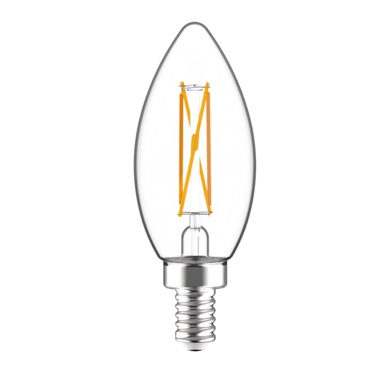 RAB-B11-5-E12-922/30-F-C-WGDRAB B11 5W LED Decorative Clear Torpedo Bulb Selectable CCT 22K-30K