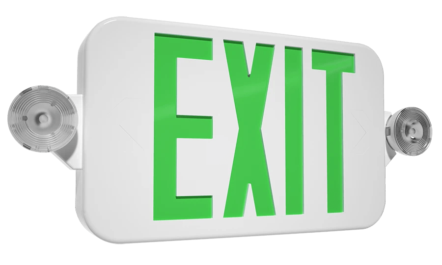 RAB-ECOMBO34-GRAB ECOMBO34 LED Exit Combo Sign Red/Green