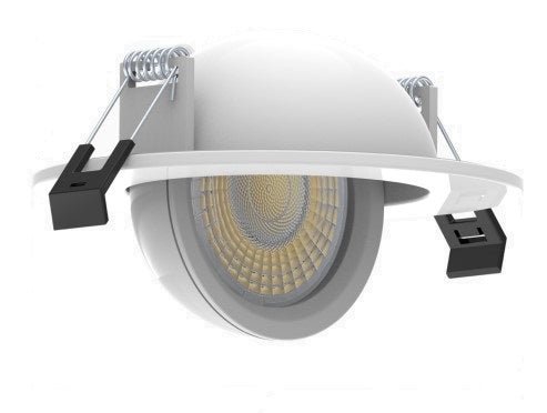 RAB-GF4RAB GF4 12W LED 4" Floating Gimbal Downlight Selectable CCT