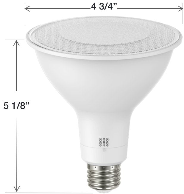 RAB-PAR38FA-19-9CCT-40D-DIMRAB PAR38 19W LED Bulb Selectable CCT