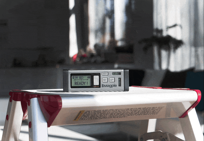 RACK-45600Rack-A-Tiers 45600 Magpie Bilateral Laser Distance Measurer