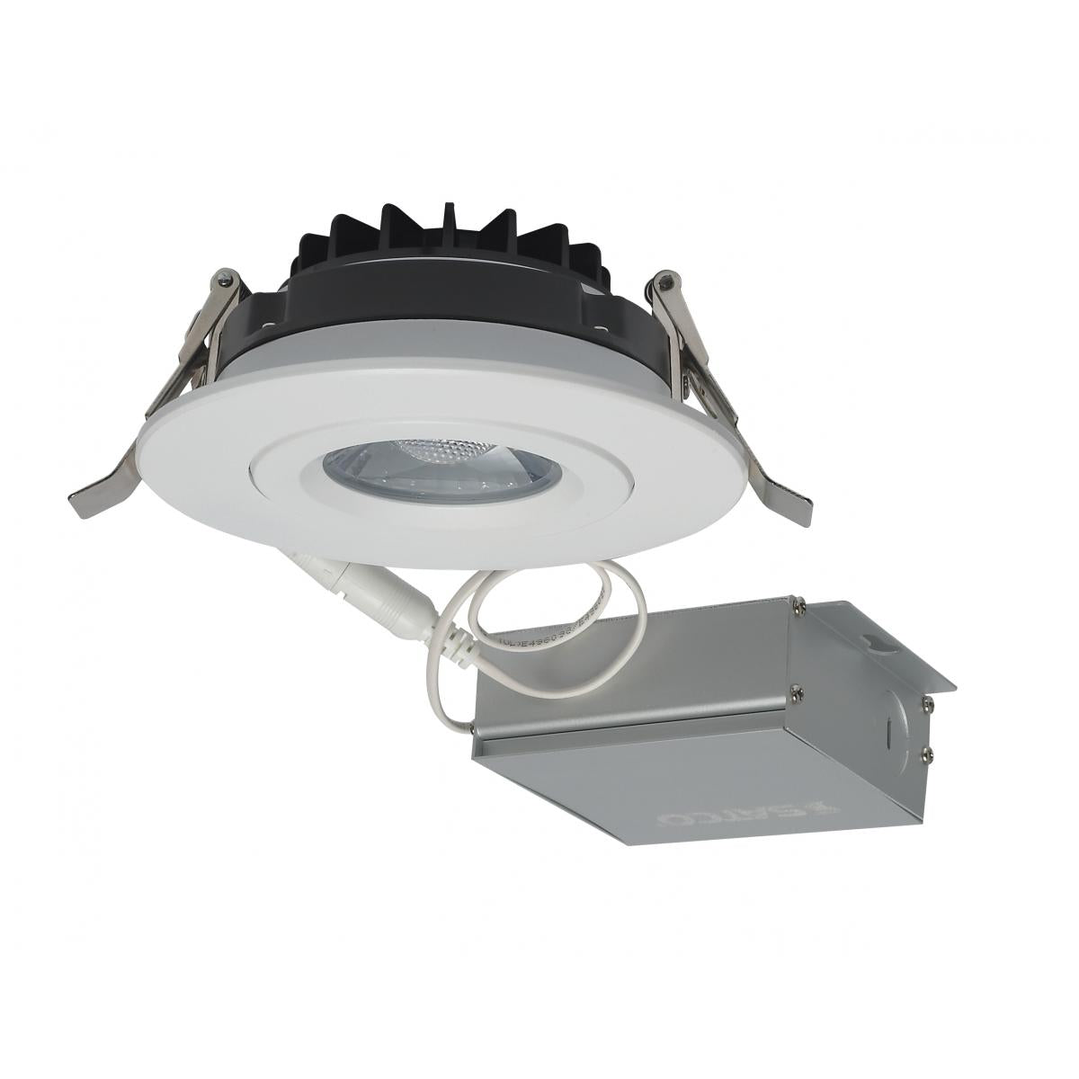 SATCO-S11618SATCO S11618 12W LED Round Recessed GIMBALED Direct Wire Downlight 4" 30K