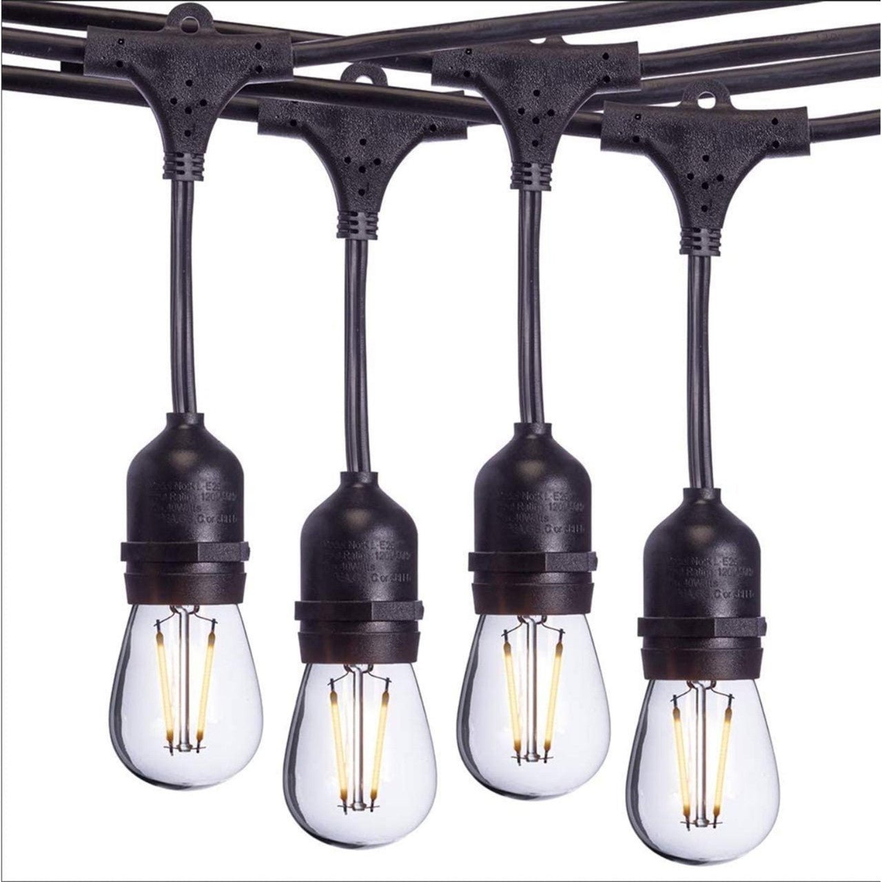 STERNO-GL40593Sterno Homes 48FT LED Vintage Outdoor Waterproof String Lights