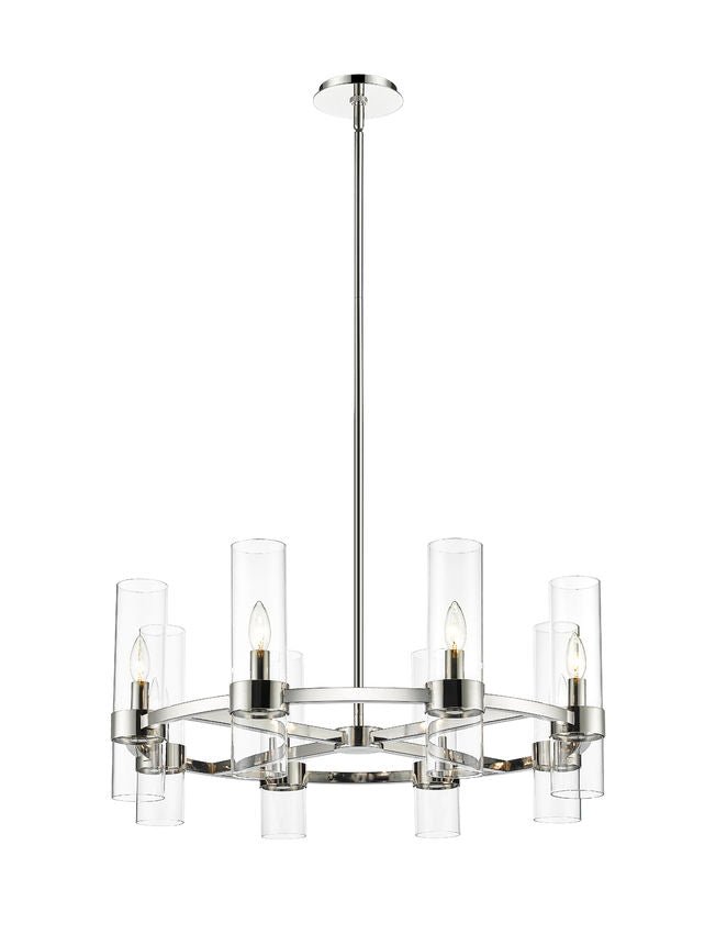 4008-8PNZ-Lite 4008 Datus Collection Round 6-12 Bulb Chandelier