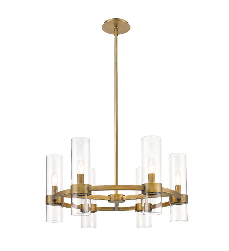 4008-6RBZ-Lite 4008 Datus Collection Round 6-12 Bulb Chandelier