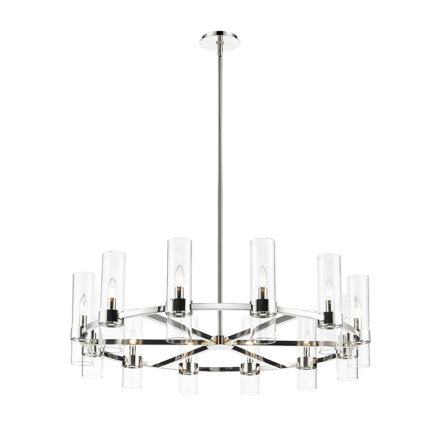 4008-12PNZ-Lite 4008 Datus Collection Round 6-12 Bulb Chandelier