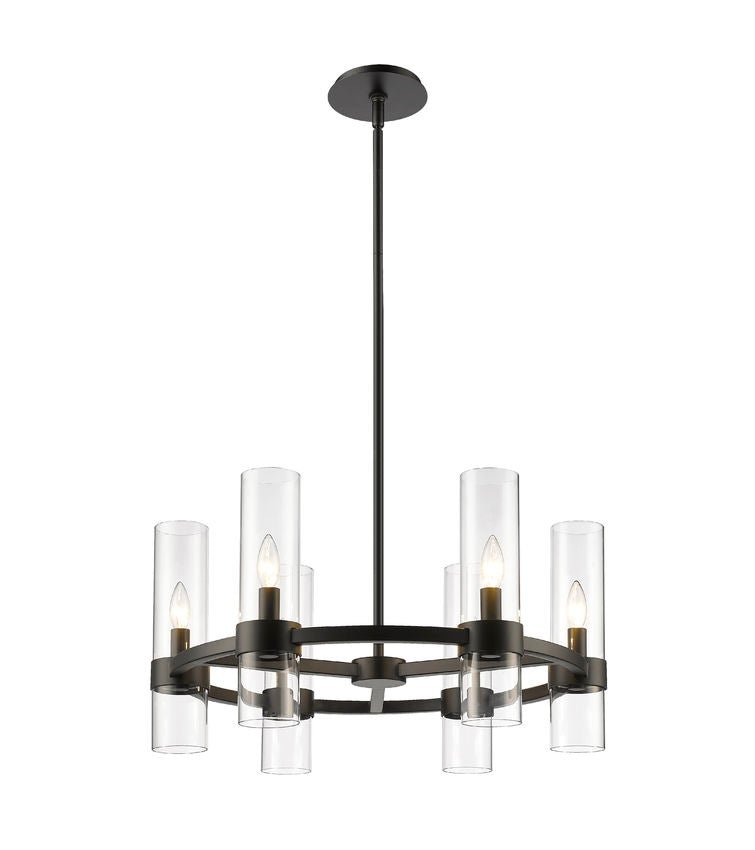 4008-6MBZ-Lite 4008 Datus Collection Round 6-12 Bulb Chandelier