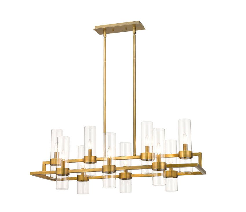 4008-10RBZ-Lite 4008 Datus Linear 10 Bulb Chandelier