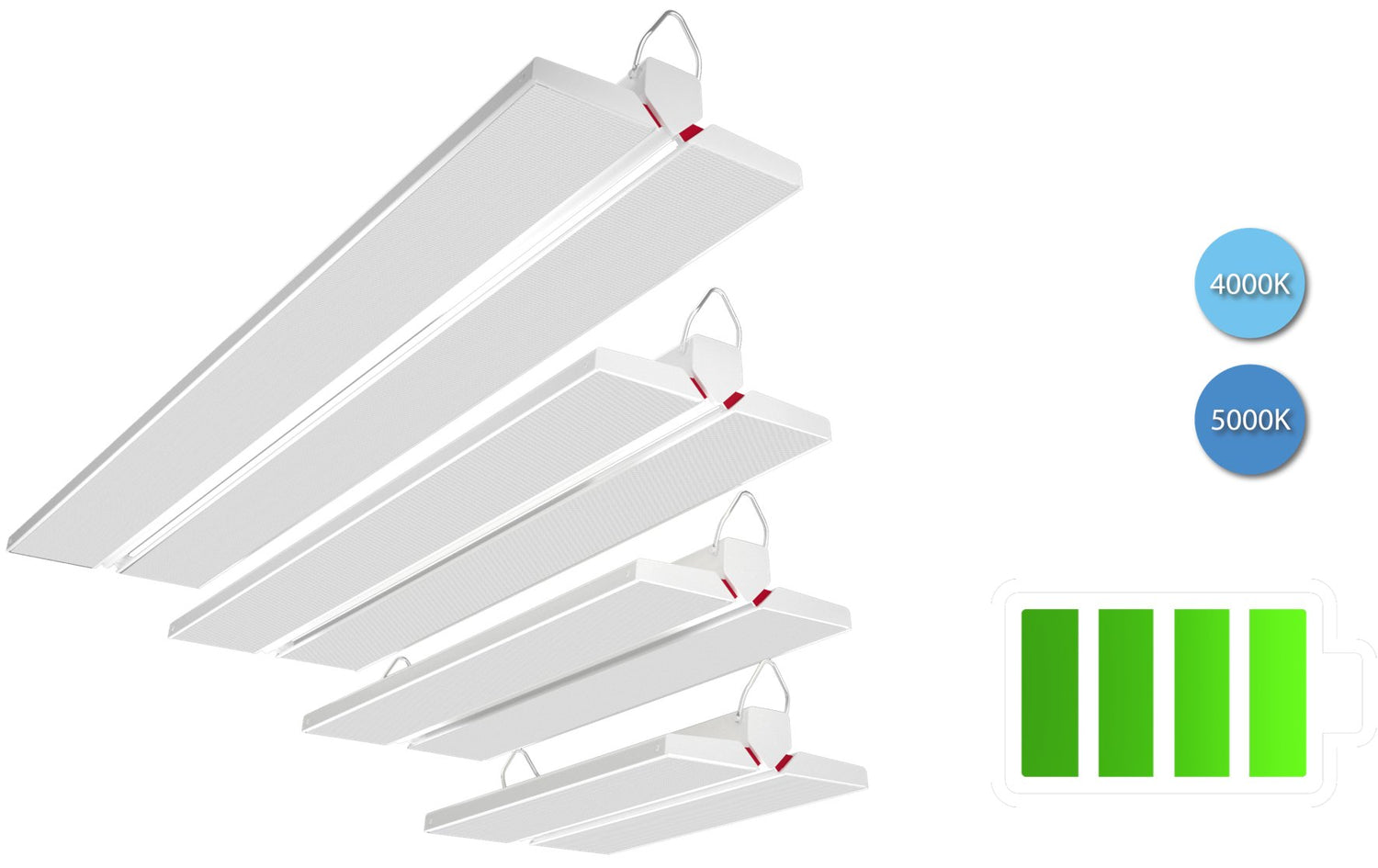 RAB AEROBAY Linear Hi-Bays Selectable CCT/Wattage - COMMUNITY LIGHTING & ELECTRIC SUPPLY