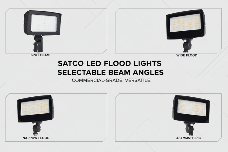 Satco Beam Selectable Flood Lights - COMMUNITY LIGHTING & ELECTRIC SUPPLY