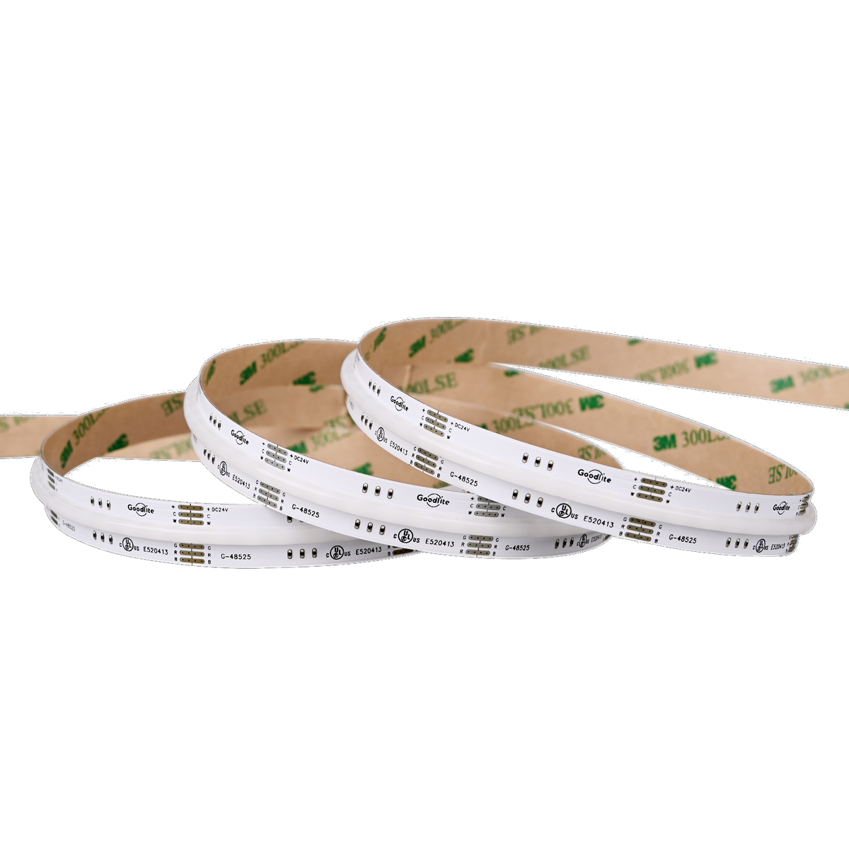 Goodlite G-48525 16.4ft COB RGBWW LED Tape Light 5.5W/ft 24V