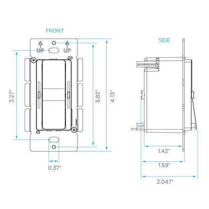Luxrite LR36147 160W Smart WiFi & Bluetooth Electronic Driver + Dimmer + CCT Slider