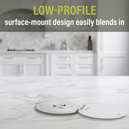 Legrand CP498TR Countertop Outlet Cover