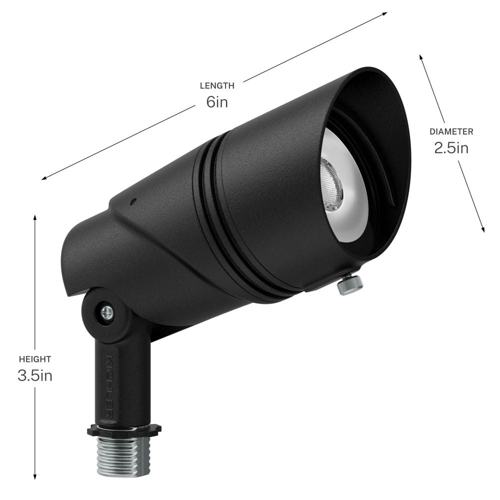 KICHLER Varia 16311 9.8W LED Medium Accent Light dimensions