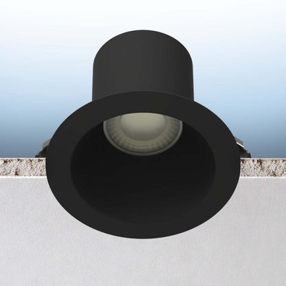 Luxrite LR23372 6" 25W Regressed Round Canless Spotlight Selectable CCT