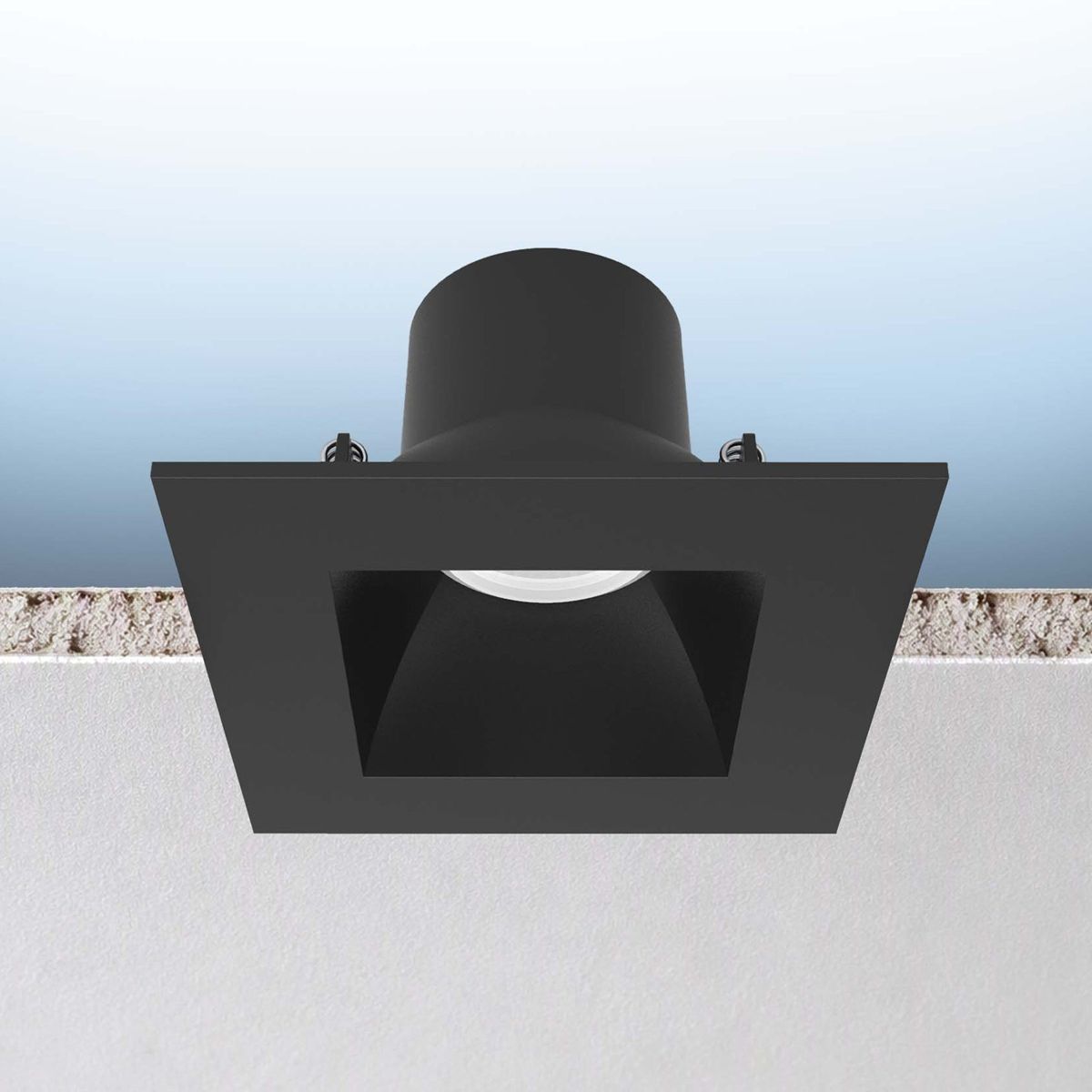 Luxrite LR23366 3" 8W Regressed Square Canless Spotlight Selectable CCT