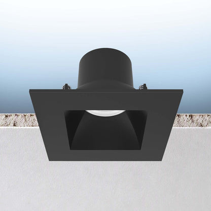 Luxrite LR23366 3" 8W Regressed Square Canless Spotlight Selectable CCT