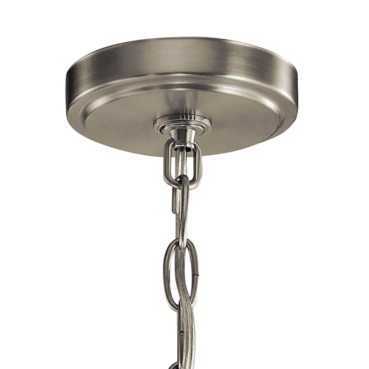 Canopy for the Voleta 20.75" 3 Light Pendant Nickel on a white background