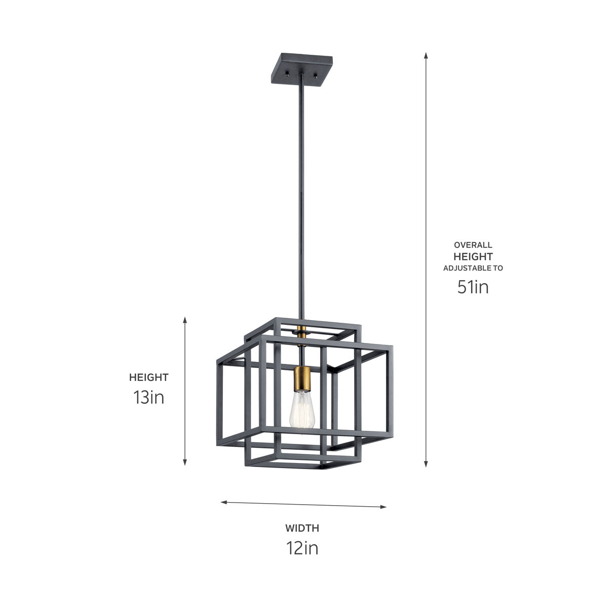 KICHLER Taubert 43982 13" Pendant