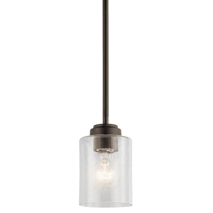 Winslow 7" Mini Pendant Olde Bronze on a white background