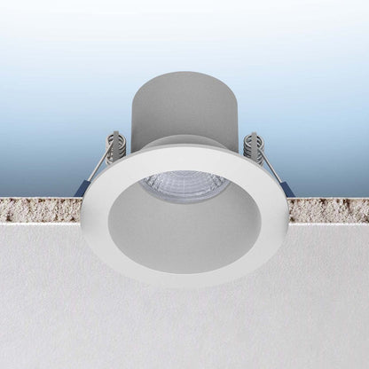 Luxrite LR23364 3" 8W Regressed Round Canless Spotlight Selectable CCT
