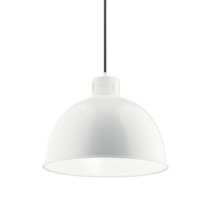 Zailey™ 15.75" 1 Light Pendant in White without the canopy on a white background
