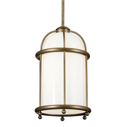 Topiary 1 Light Pendant Character Bronze on a white background