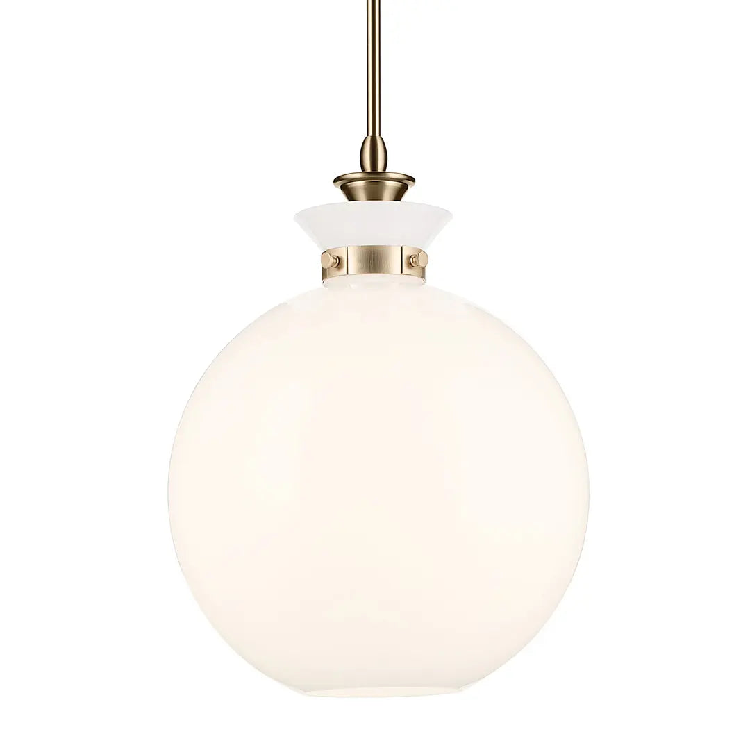Kichler Laria 52779 1 Bulb 15 Inch Globe Pendant Light