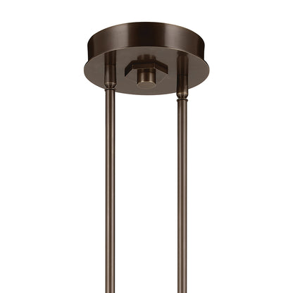 Canopy for the Tenon 20"  LED Pendant in Lacquered Bronze on a white background