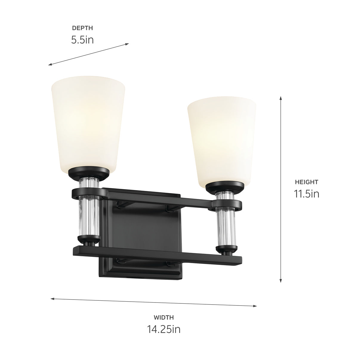 KICHLER Rosalind 55146 2 Light Vanity Light