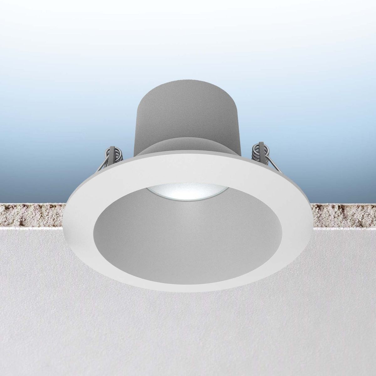 Luxrite LR23368 4" 12W Regressed Round Canless Spotlight Selectable CCT