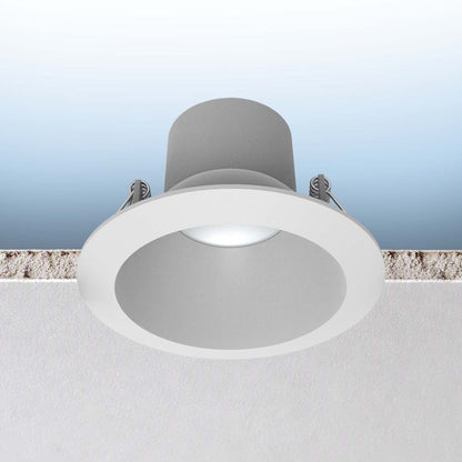 Luxrite LR23368 4" 12W Regressed Round Canless Spotlight Selectable CCT
