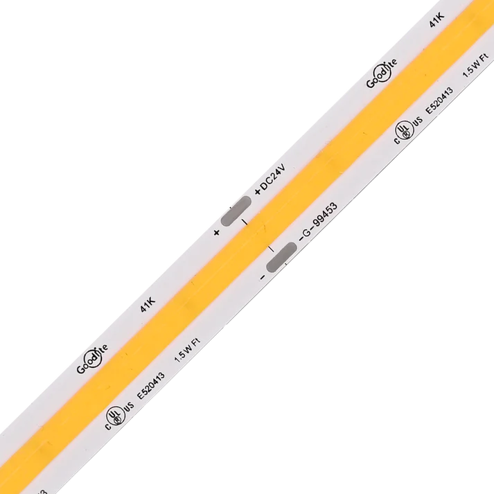 Goodlite COB 16FT LED Tape Light 1.5W/FT Tape 27K-50K