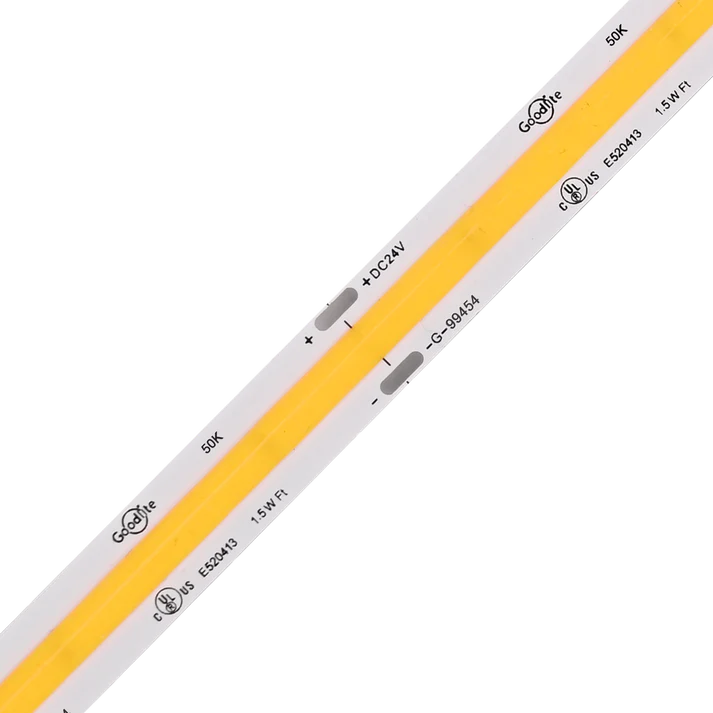Goodlite COB 16FT LED Tape Light 1.5W/FT Tape 27K-50K