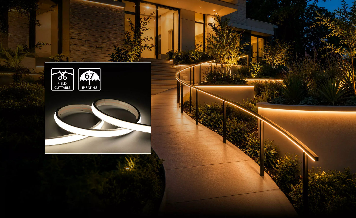 RAB TOC 3.6W/FT Spec Grade COB IP67 Tape Light 27K-50K