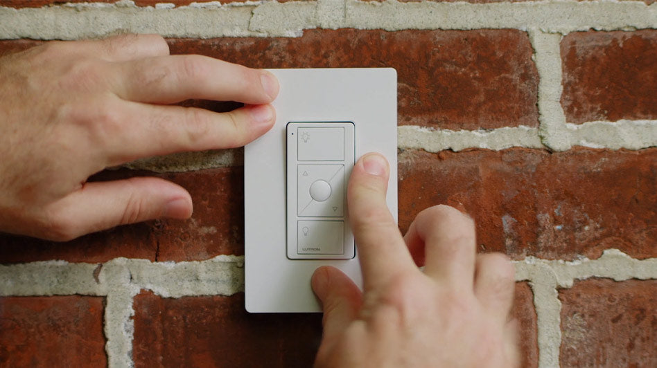 Lutron PJ2W-P2B-WH Pico Paddle Remote Wall Mount Kit, White
