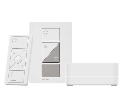 Lutron P-BDG-PKG1P Caseta Smart Lamp Dimmer Kit with Smart Hub