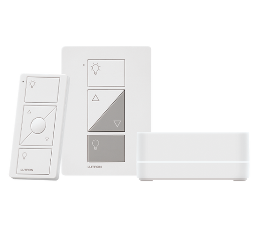 Lutron P-BDG-PKG1P Caseta Smart Lamp Dimmer Kit with Smart Hub