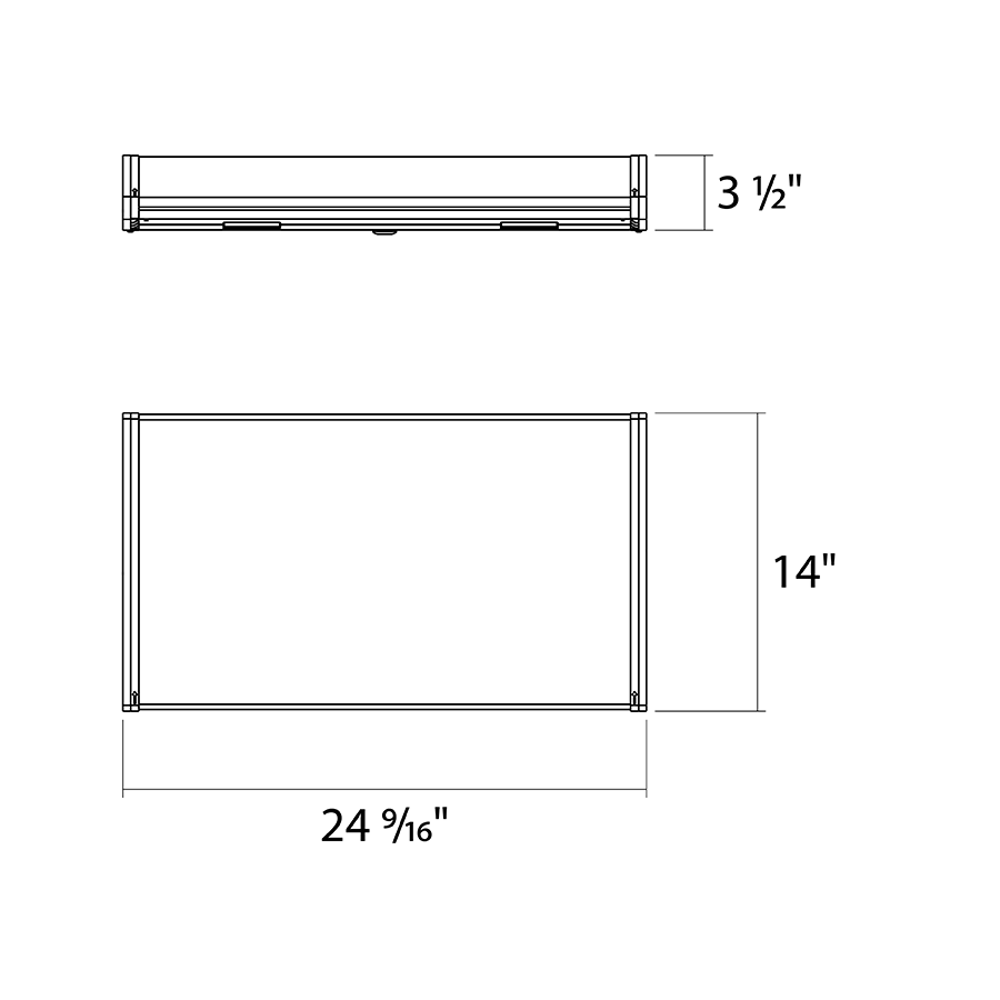RAB ALB2 manufacturer dimension drawing