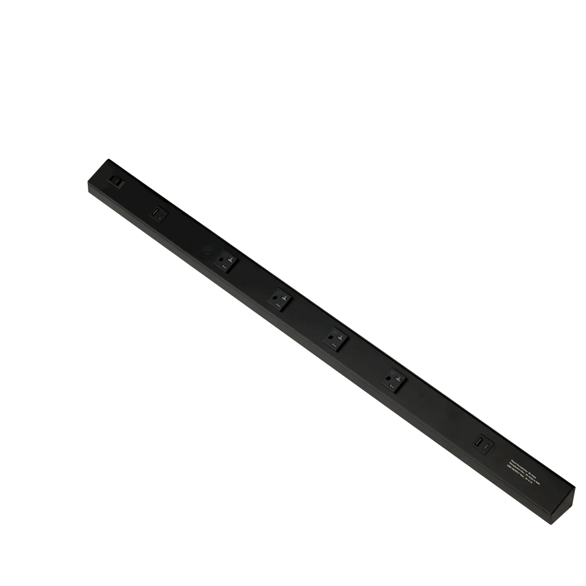 AML-ATOM-120V-36-BKAmerican Lighting ATOM - 120V Undercabinet Power Strip