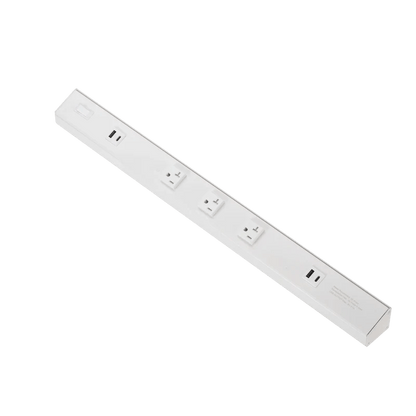 AML-ATOM-120V-24-WHAmerican Lighting ATOM - 120V Undercabinet Power Strip
