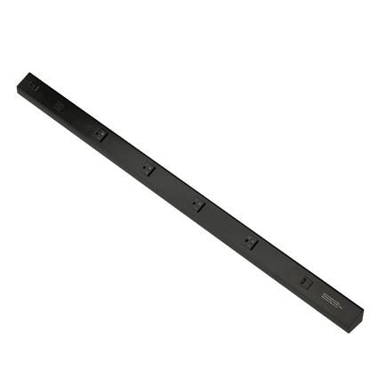 AML-ATOM-120V-40-BKAmerican Lighting ATOM - 120V Undercabinet Power Strip