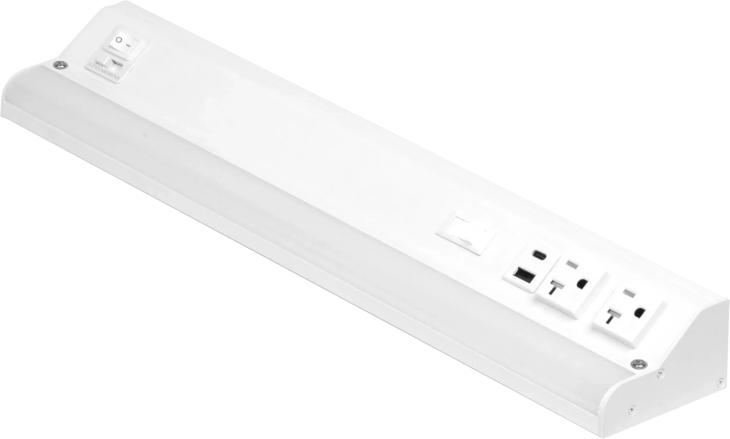AML-UCRP-5CCT-18-WHAmerican Lighting LED Courant Undercabinet LED With Power Strip