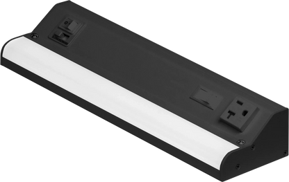 AML-UCRP-5CCT-12-BKAmerican Lighting LED Courant Undercabinet LED With Power Strip