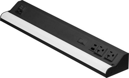 AML-UCRP-5CCT-18-BKAmerican Lighting LED Courant Undercabinet LED With Power Strip