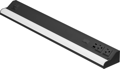 AML-UCRP-5CCT-24-BKAmerican Lighting LED Courant Undercabinet LED With Power Strip