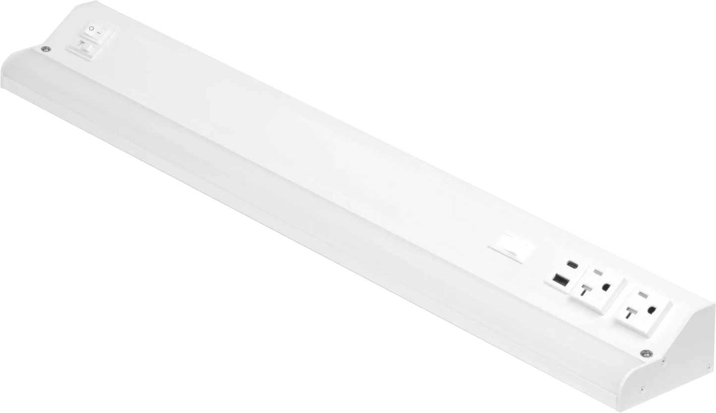 AML-UCRP-5CCT-24-WHAmerican Lighting LED Courant Undercabinet LED With Power Strip