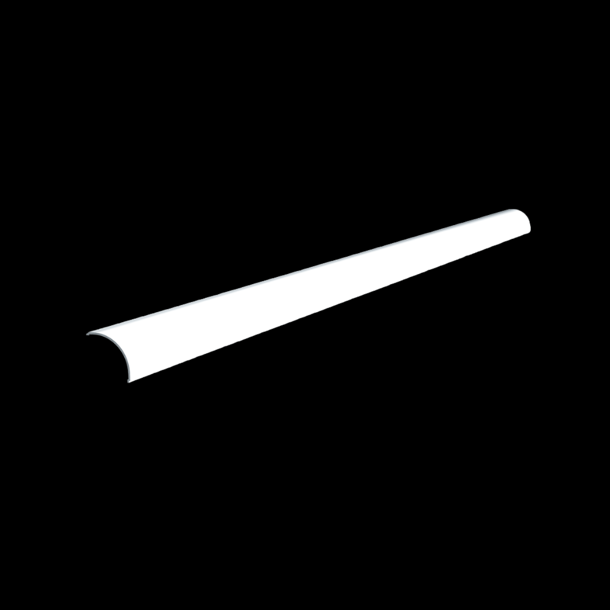 AML - PE - RADXL - LENS - 2MAmerican Lighting PE - RADXL Premium Extrusion Radius Surface Mount 1M/2M