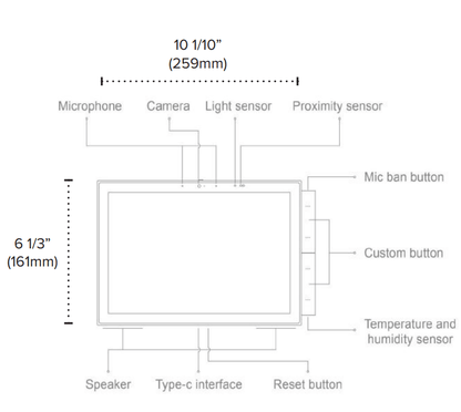 AML - SPKPL - CTRL - 10American Lighting SPKPL - CTRL - 10 Spektrum+ 10 Inch Touch Screen Wall Mount Control Panel