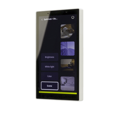 AML - SPKPL - CTRL - 5American Lighting SPKPL - CTRL - 5 Spektrum+ 5 Inch Touch Screen Wall Mount Control Panel